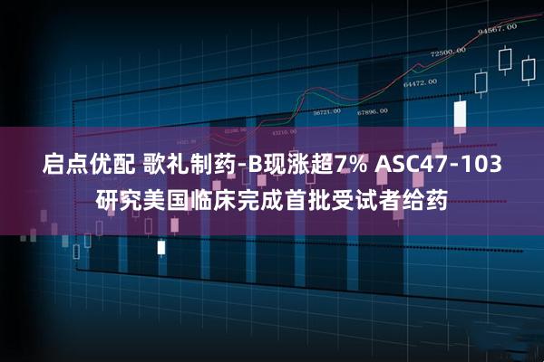 启点优配 歌礼制药-B现涨超7% ASC47-103研究美国临床完成首批受试者给药